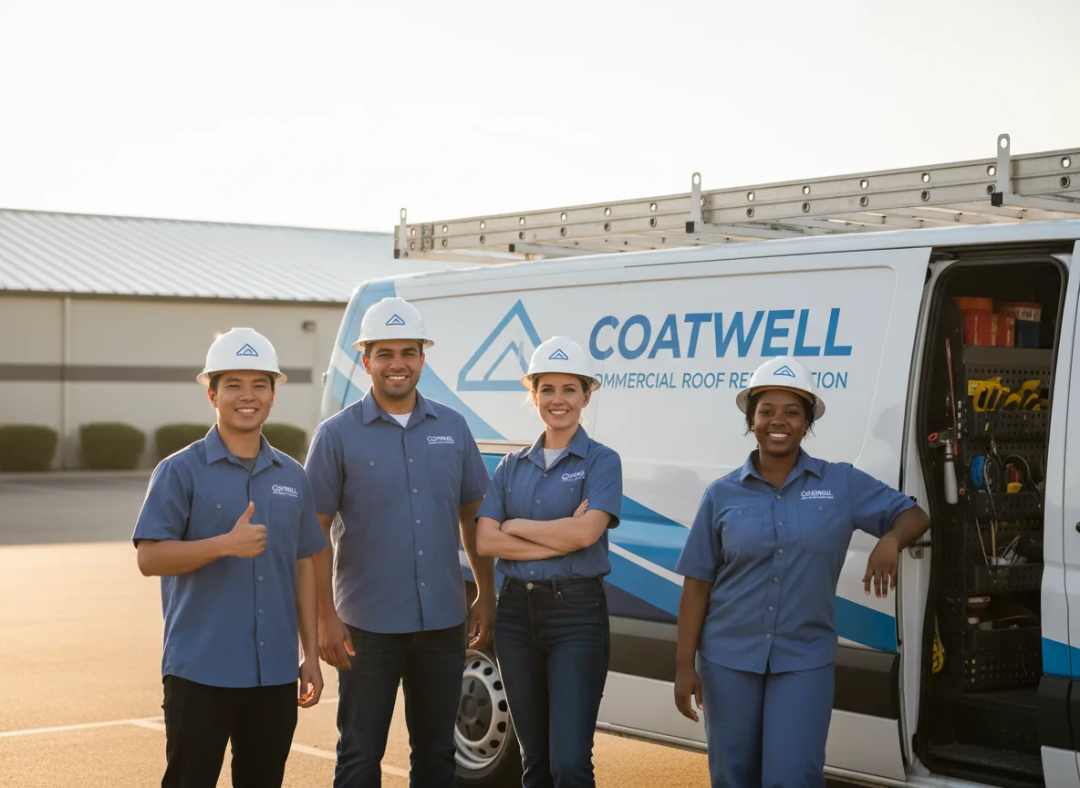 Commercial roof coating company in Markham, VA